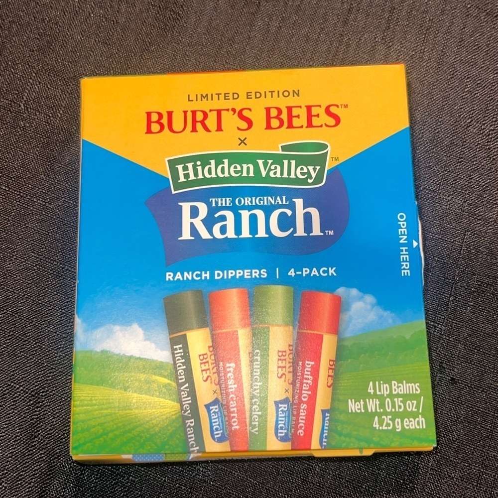 Burt's Bees x Hidden Valley Ranch Dippers Lip Balms